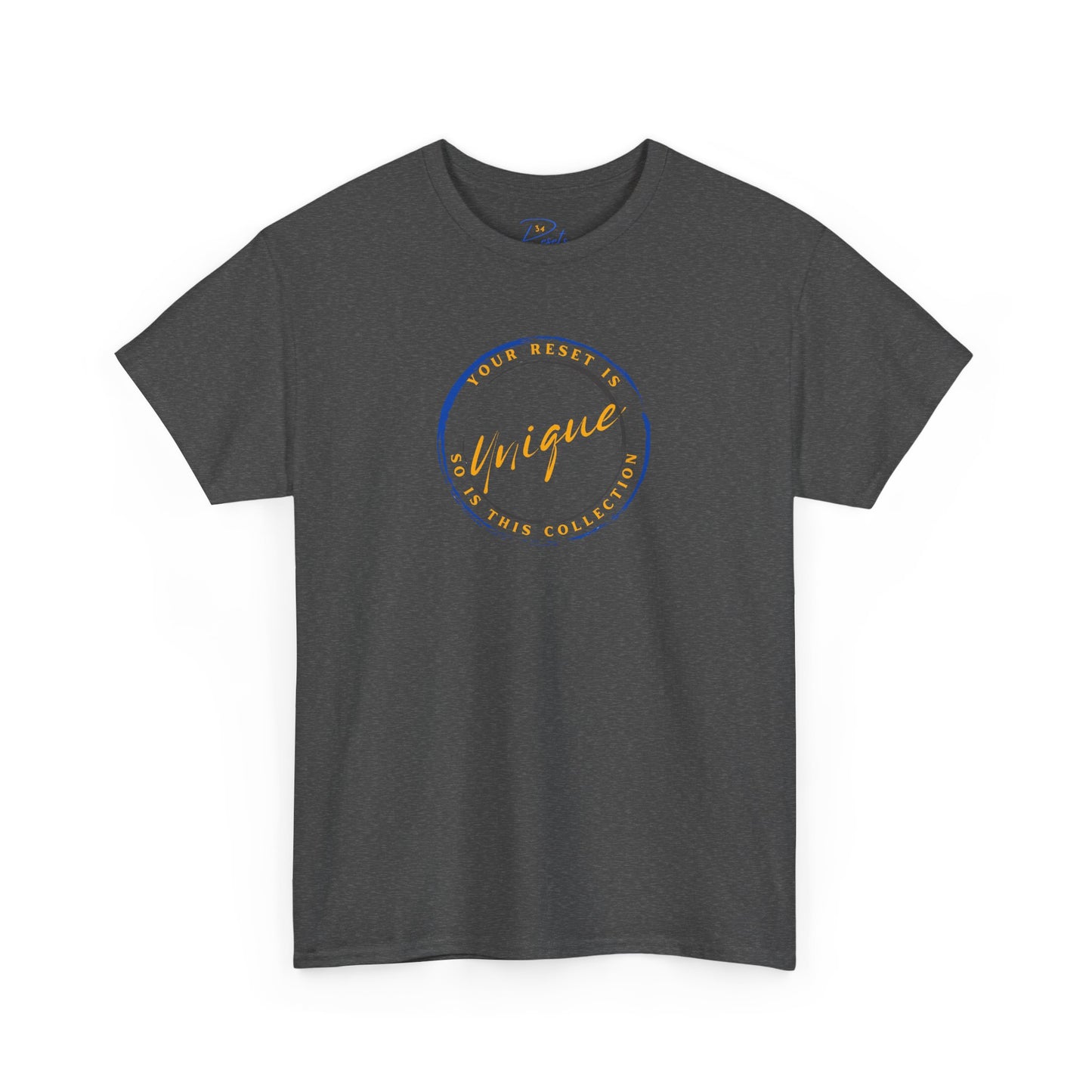 34Resets™ "Your Reset Is Unique" Premium Unisex Tee – Stand Out in Style