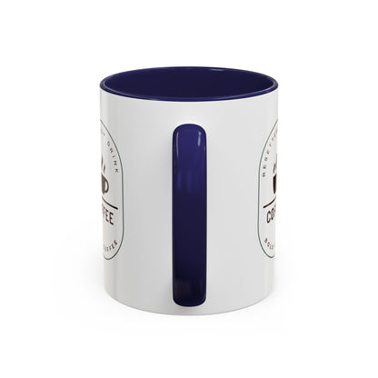 Resetters™ Drink Coffee. Bold Coffee. Accented Ceramic Mug (11, 15oz)  || 34Resets™