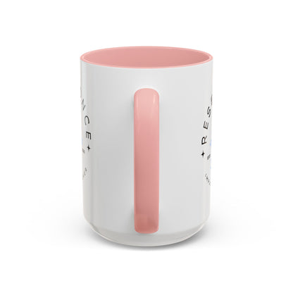 34Resets™ "Reset Once, Impact Forever – EST 2025" Accented Ceramic Mug – Bold Motivational Drinkware