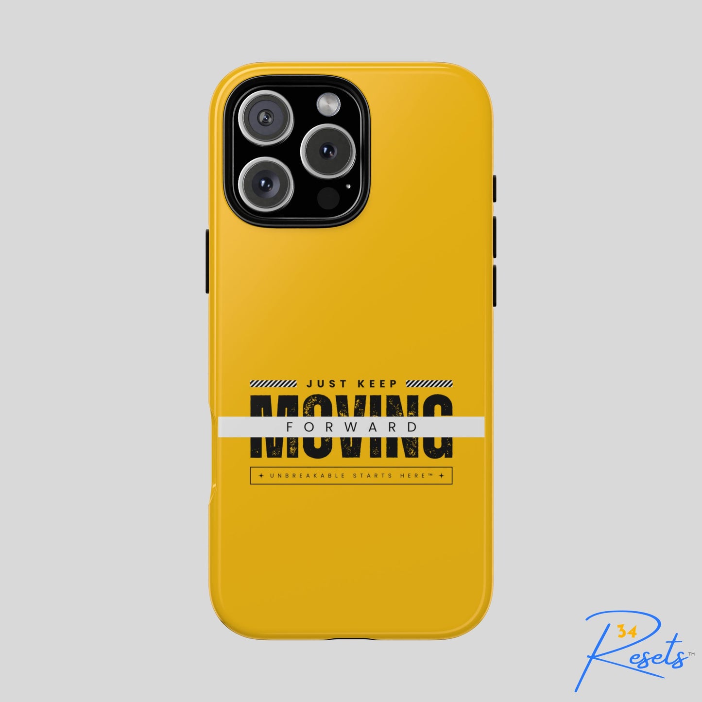 Keep Moving Forward Protective Phone Case || 34Resets™