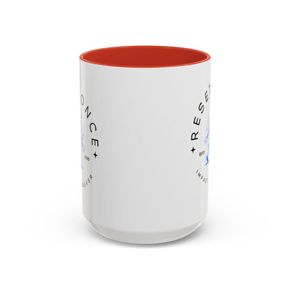 34Resets™ "Reset Once, Impact Forever – EST 2025" Accented Ceramic Mug – Bold Motivational Drinkware