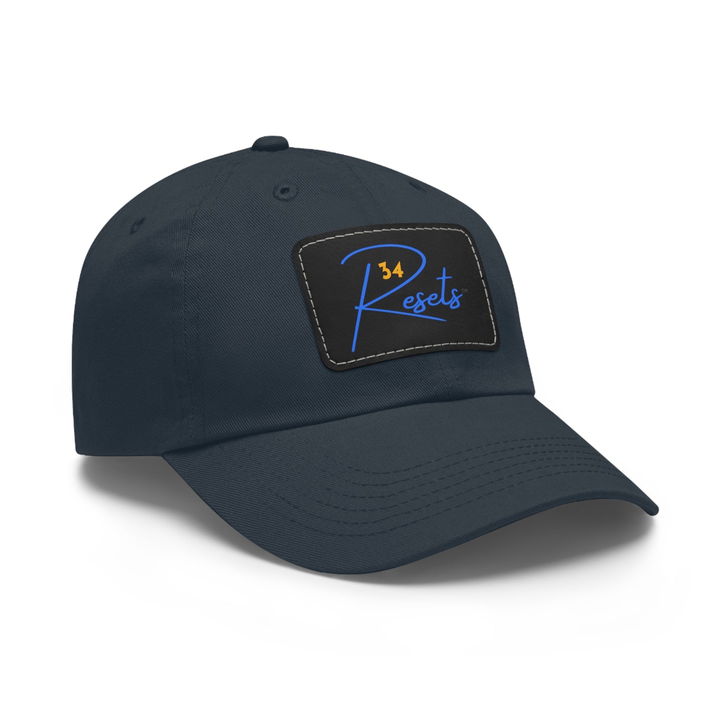 34Resets™ Signature Dad Hat – Bold Motivational Style