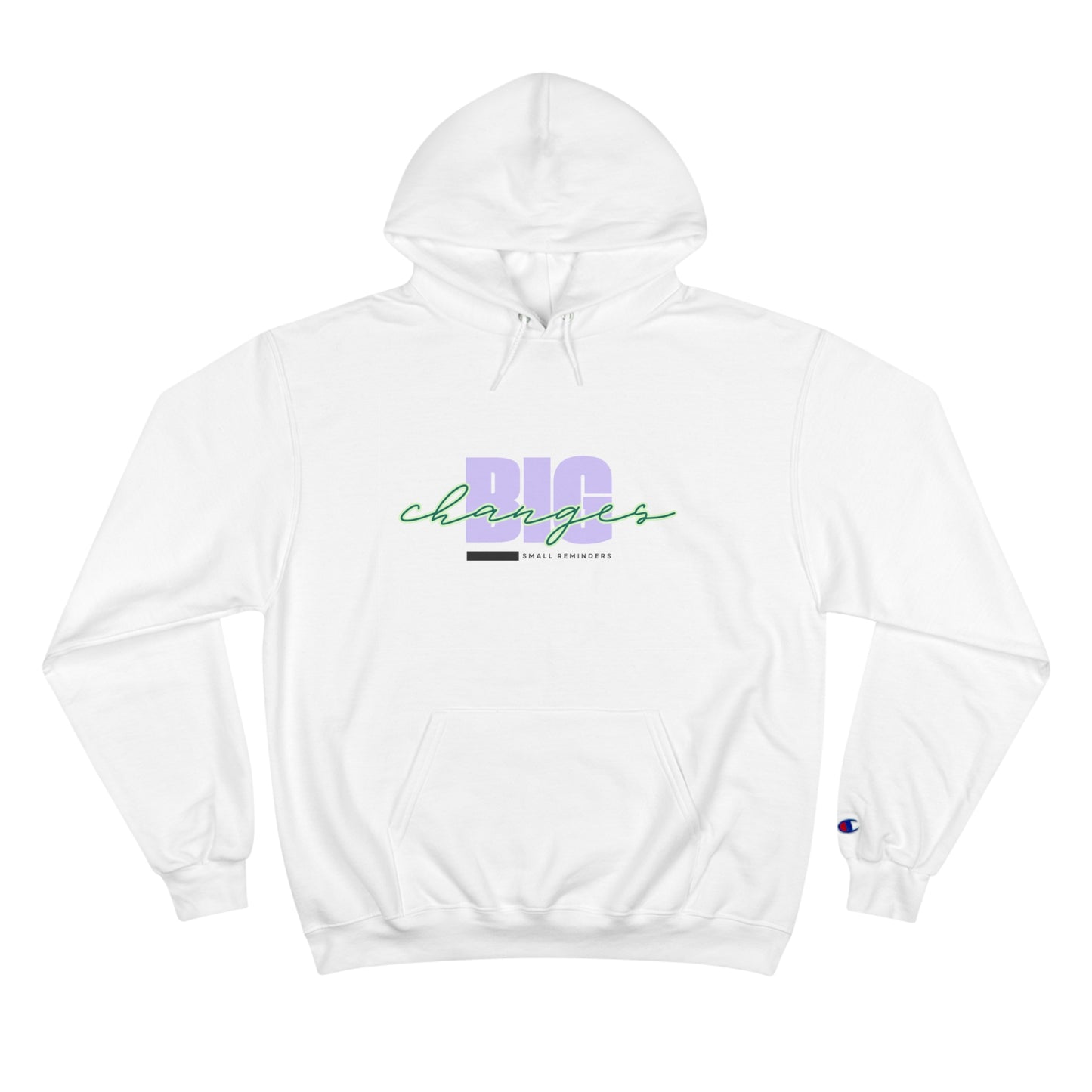 34Resets™ "Small Reminders. Big Changes" Hoodie – Champion-Grade Motivational Wear