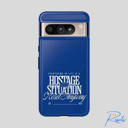 34Resets™ "Everything in Life is a Hostage Situation – Reset Anyway" Protective Phone Case