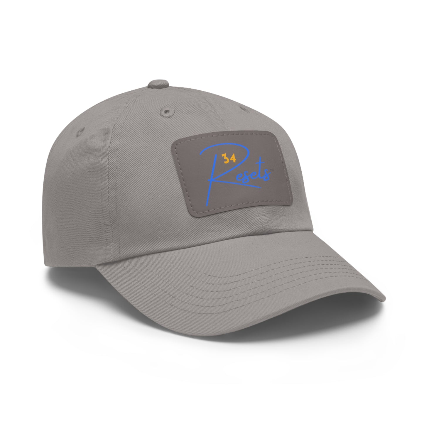 34Resets™ Signature Dad Hat – Bold Motivational Style