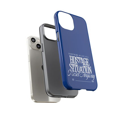 34Resets™ "Everything in Life is a Hostage Situation – Reset Anyway" Protective Phone Case