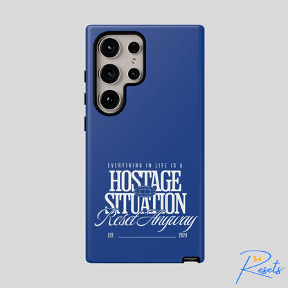 34Resets™ "Everything in Life is a Hostage Situation – Reset Anyway" Protective Phone Case