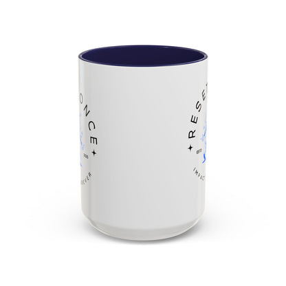 34Resets™ "Reset Once, Impact Forever – EST 2025" Accented Ceramic Mug – Bold Motivational Drinkware