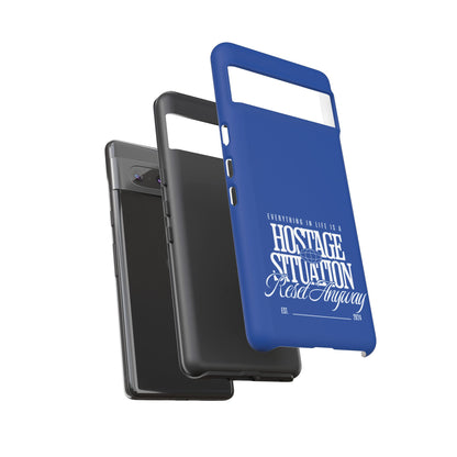 34Resets™ "Everything in Life is a Hostage Situation – Reset Anyway" Protective Phone Case