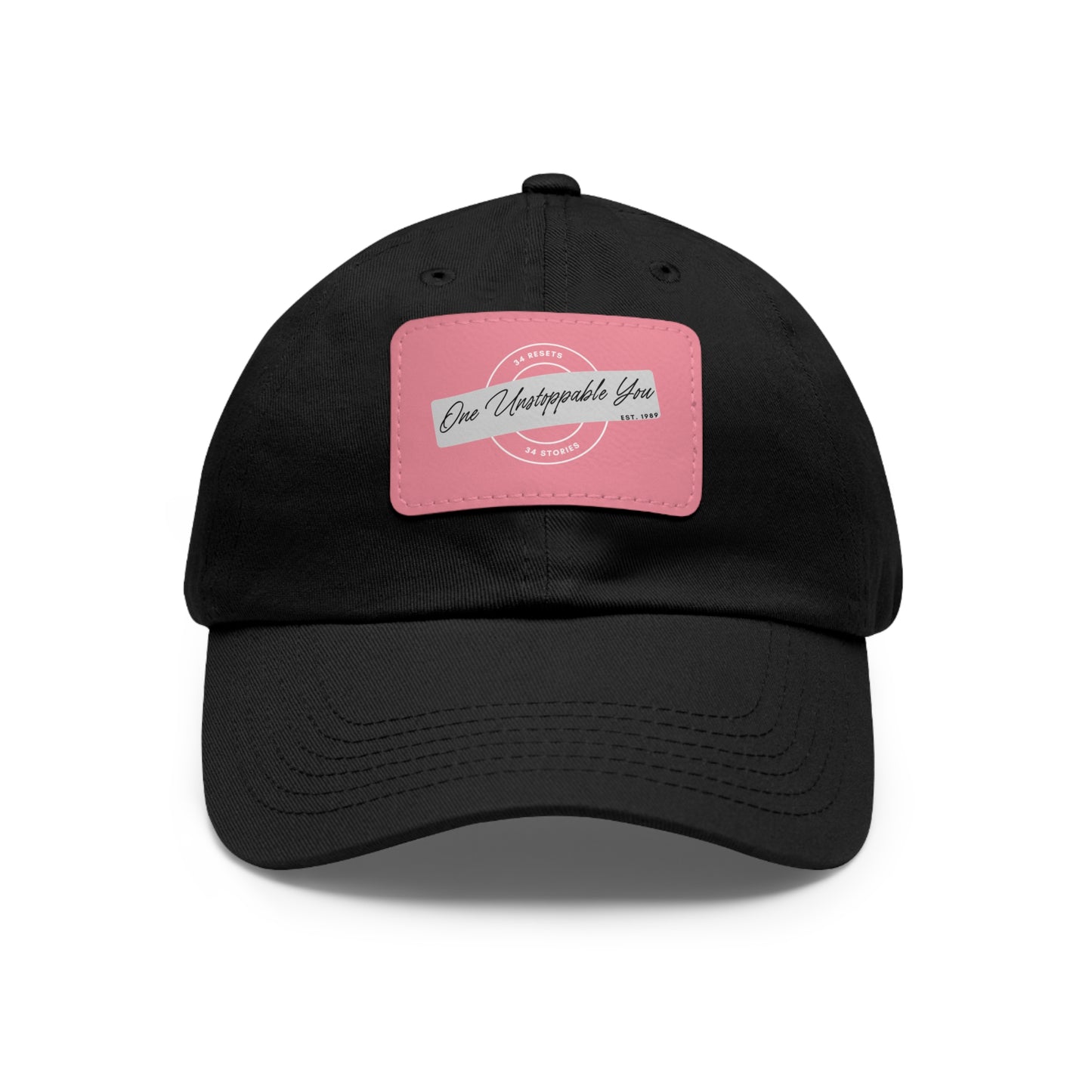 34Resets™ "34 Stories, One Unstoppable You" Dad Hat – Motivational & Personalized Style