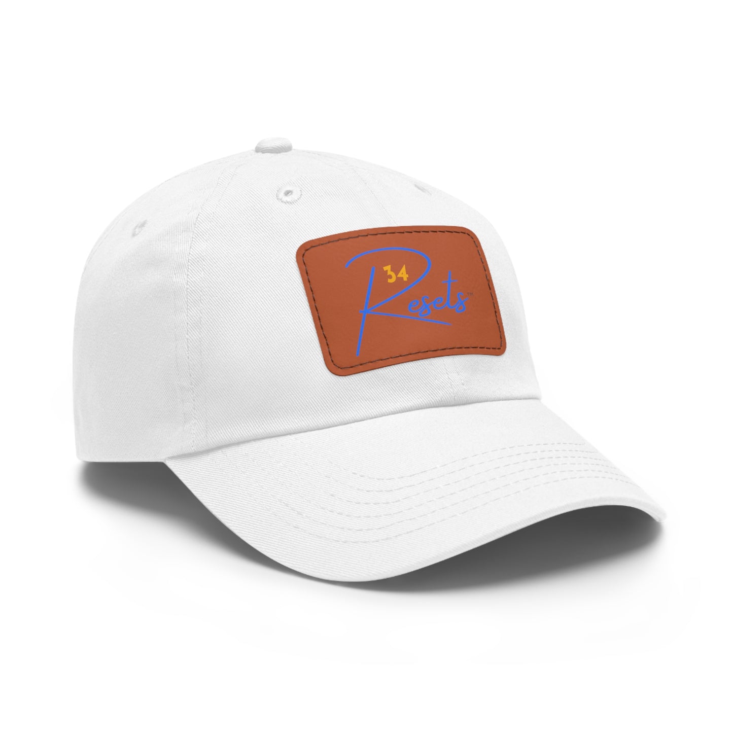 34Resets™ Signature Dad Hat – Bold Motivational Style