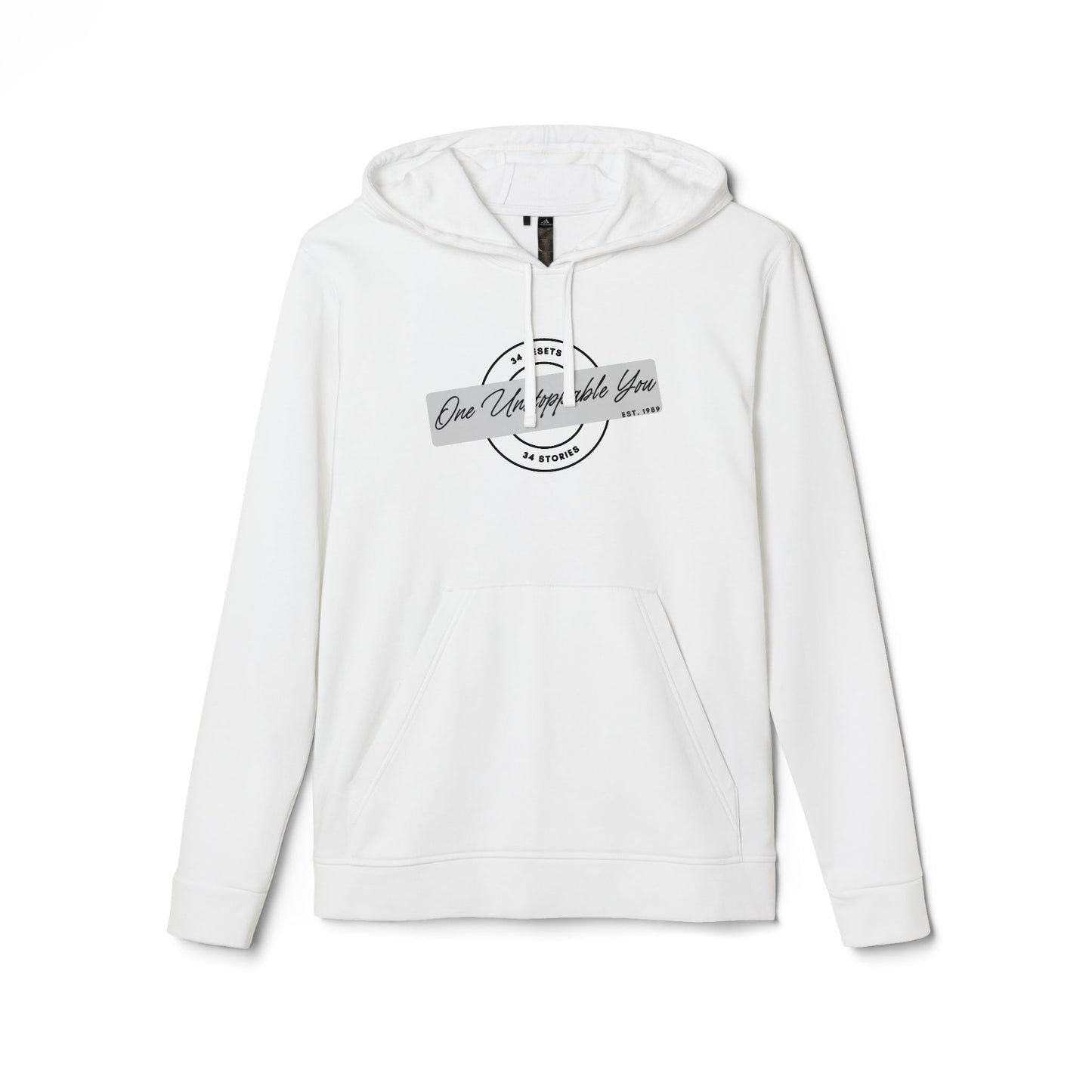 34Resets™ "34 Stories, One Unstoppable You" Eco-Friendly Unisex Adidas Hoodie