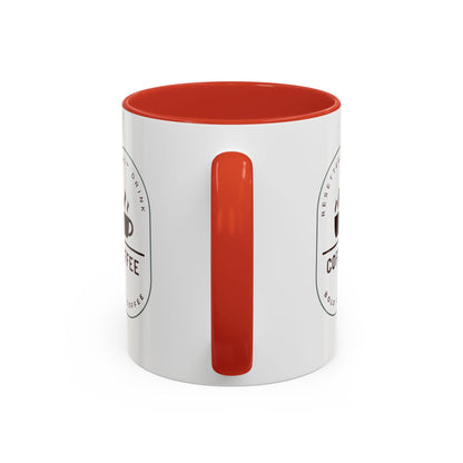 Resetters™ Drink Coffee. Bold Coffee. Accented Ceramic Mug (11, 15oz)  || 34Resets™