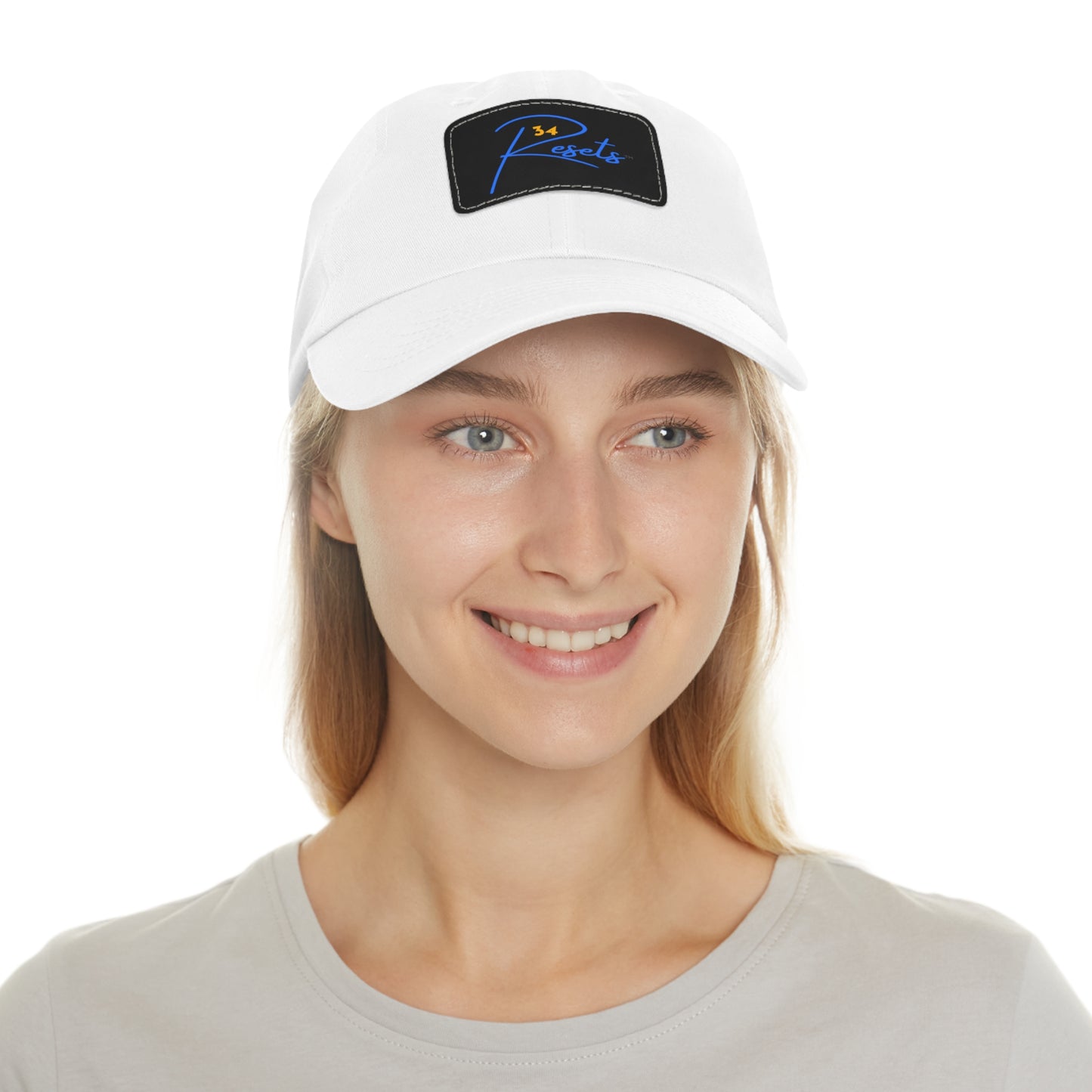 34Resets™ Signature Dad Hat – Bold Motivational Style