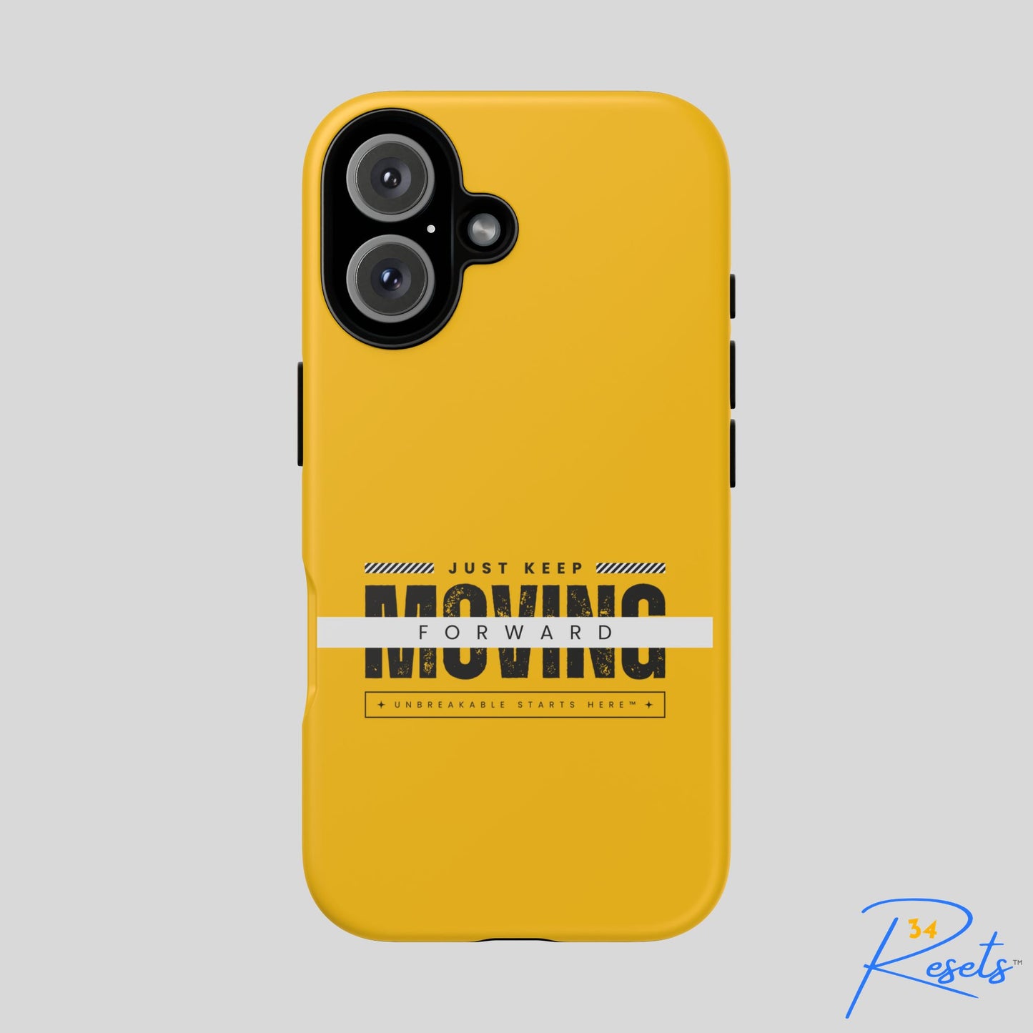 Keep Moving Forward Protective Phone Case || 34Resets™