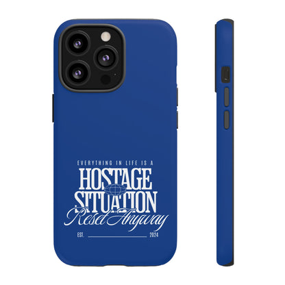 34Resets™ "Everything in Life is a Hostage Situation – Reset Anyway" Protective Phone Case