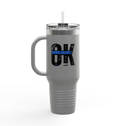 OK Unbreakable Starts Here Limited Edition Travel Mug, 40oz || 34Resets™