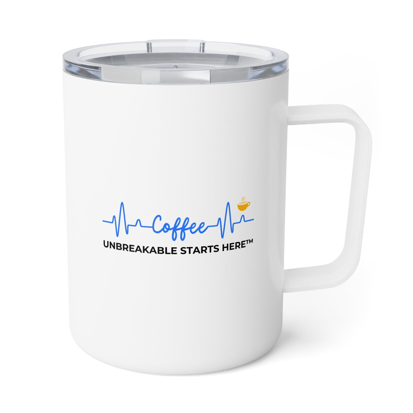 UNBREAKABLE STARTS HERE™ Insulated Coffee Mug, 10oz  || 34Resets™