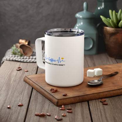 UNBREAKABLE STARTS HERE™ Insulated Coffee Mug, 10oz  || 34Resets™