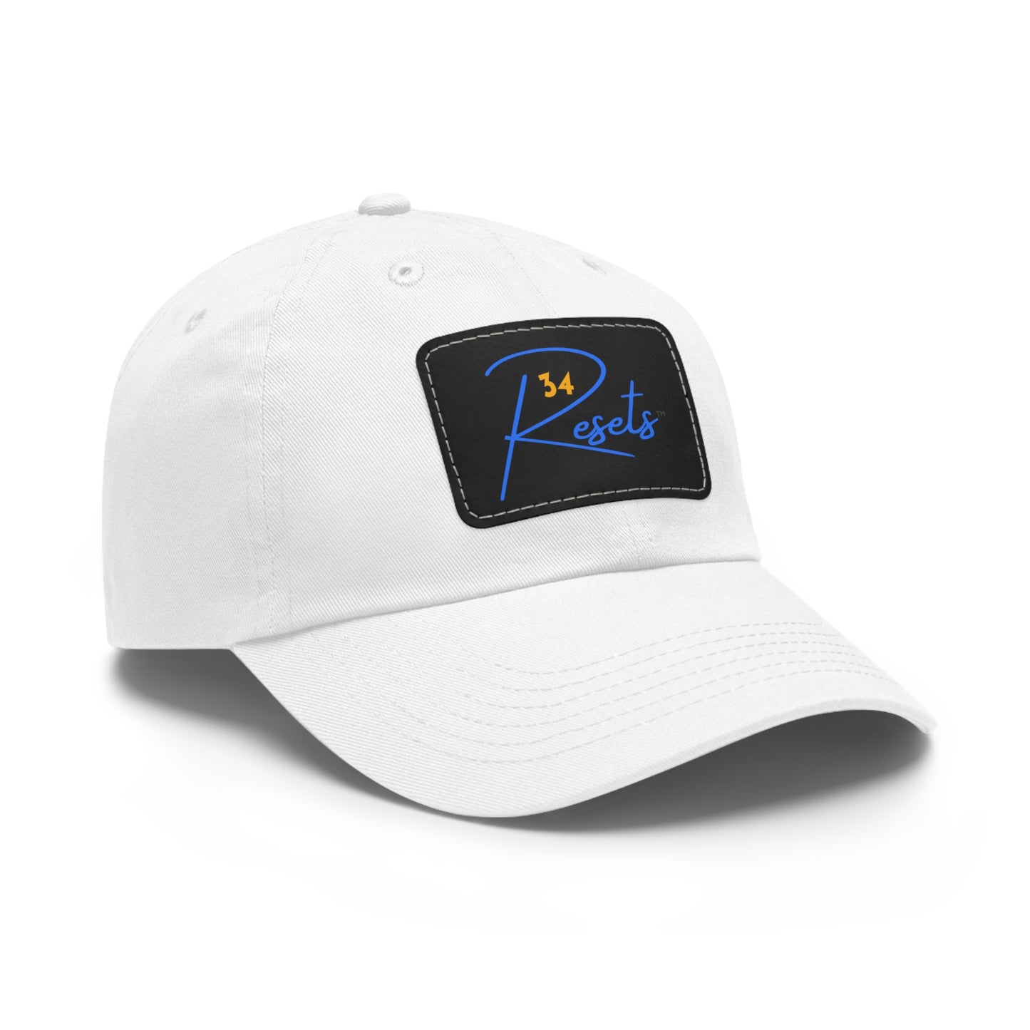 34Resets™ Signature Dad Hat – Bold Motivational Style