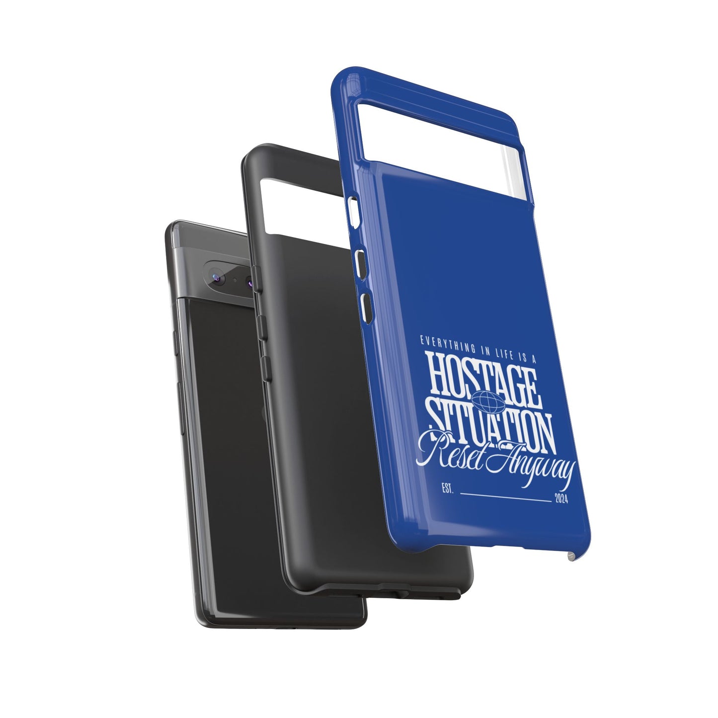 34Resets™ "Everything in Life is a Hostage Situation – Reset Anyway" Protective Phone Case