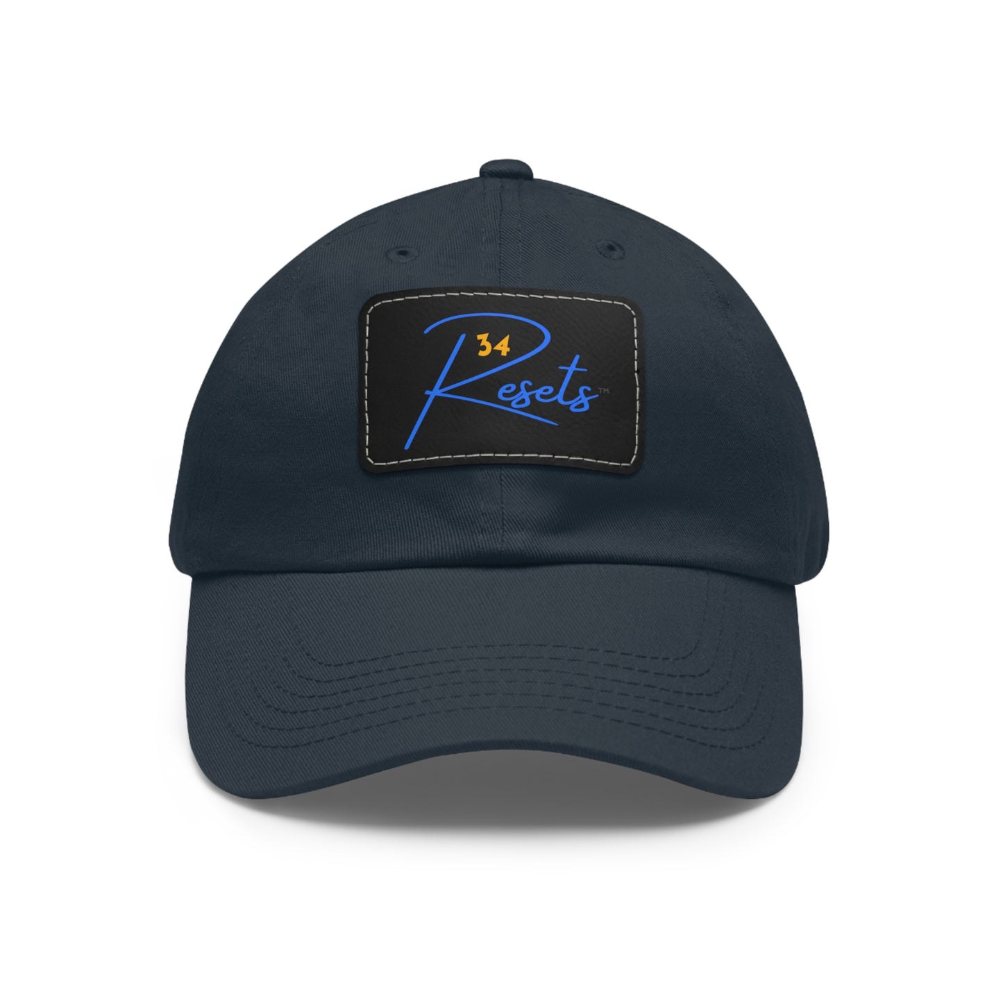 34Resets™ Signature Dad Hat – Bold Motivational Style