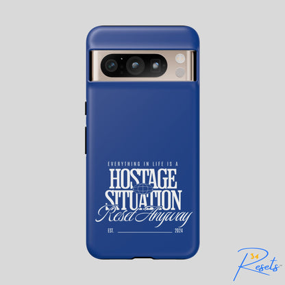 34Resets™ "Everything in Life is a Hostage Situation – Reset Anyway" Protective Phone Case