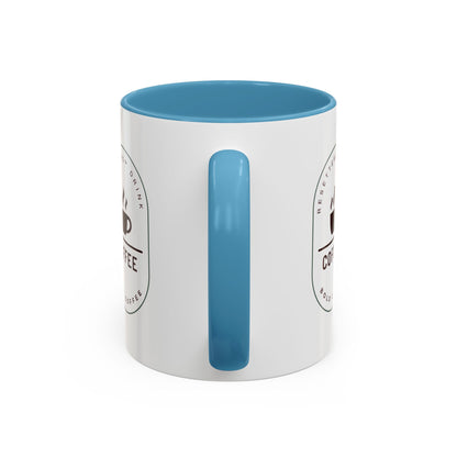 Resetters™ Drink Coffee. Bold Coffee. Accented Ceramic Mug (11, 15oz)  || 34Resets™